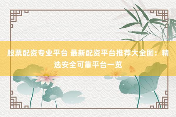 股票配资专业平台 最新配资平台推荐大全图:精选安全可靠平台一览